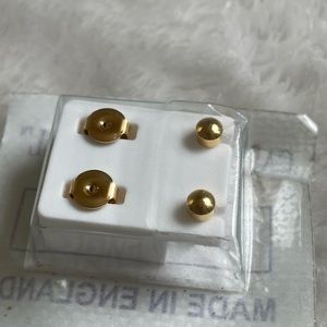 Gold earrings, gold jewelry